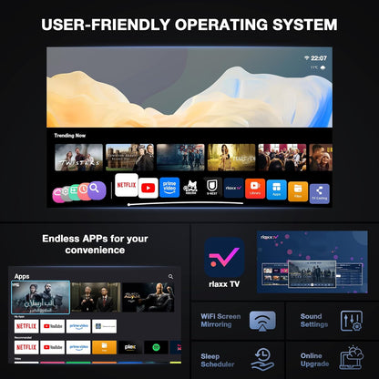 Ultra-Thin 1080P Smart Mini Projector™